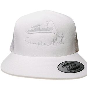 Simple Man Fishing Boat Casper Flat Bill Snapback Adjustable Direct Embroidered…